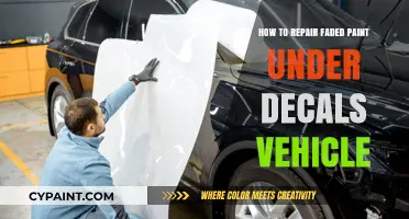 Revive Your Ride: Repairing Faded Paint Under Vehicle Decals