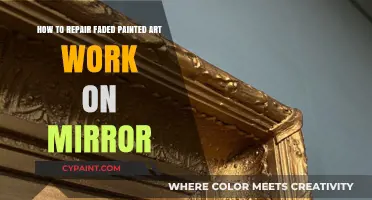 Repairing Faded Painted Art: Restoring Mirror Reflections