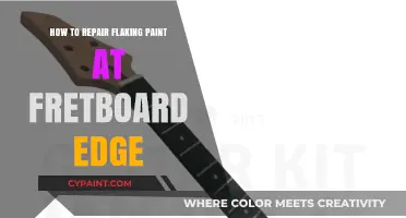 Fixing Flaking Paint: A Guide to Repairing Fretboard Edge Damage
