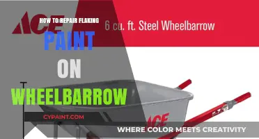 Fix Flaking Paint: Easy Wheelbarrow Restoration Guide for DIY Enthusiasts