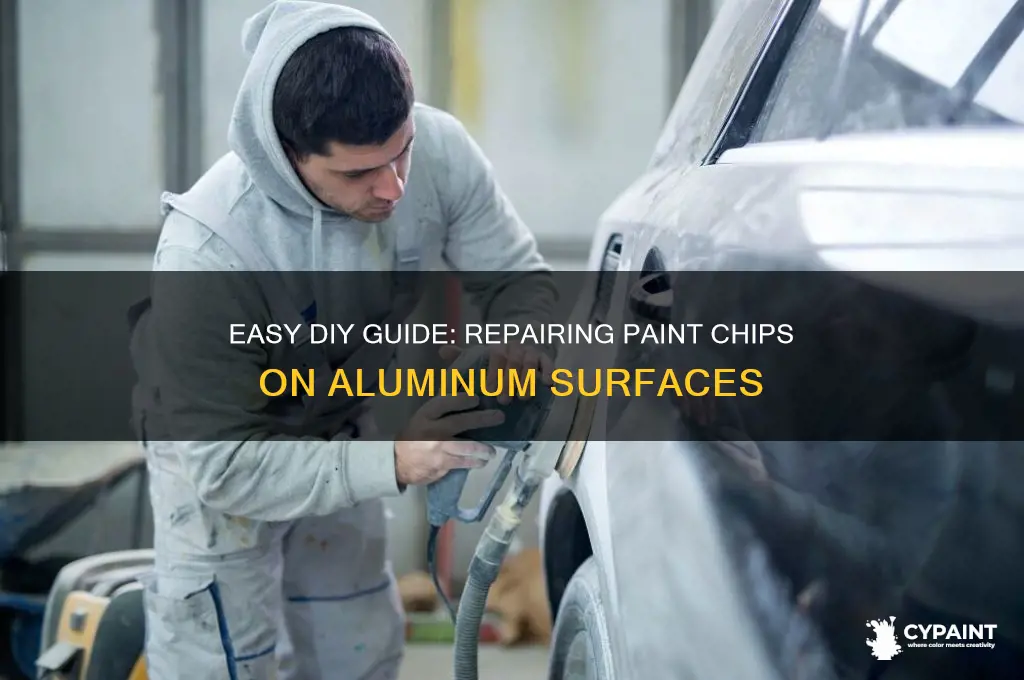 how to repair paint chips on aluminum surface