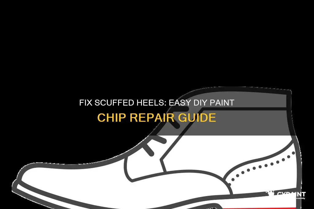 how to repair paint chips on heels
