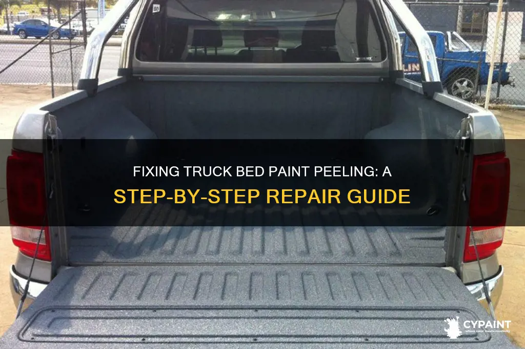 how to repair paint peeling in truck bed