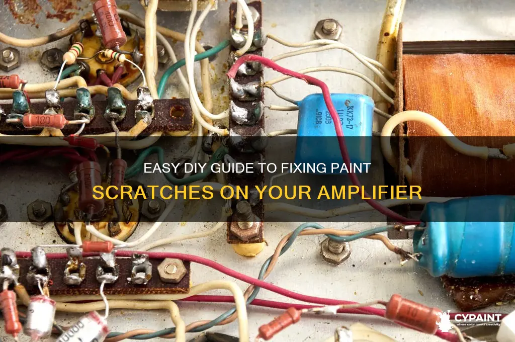 how to repair paint scratches on amplifier