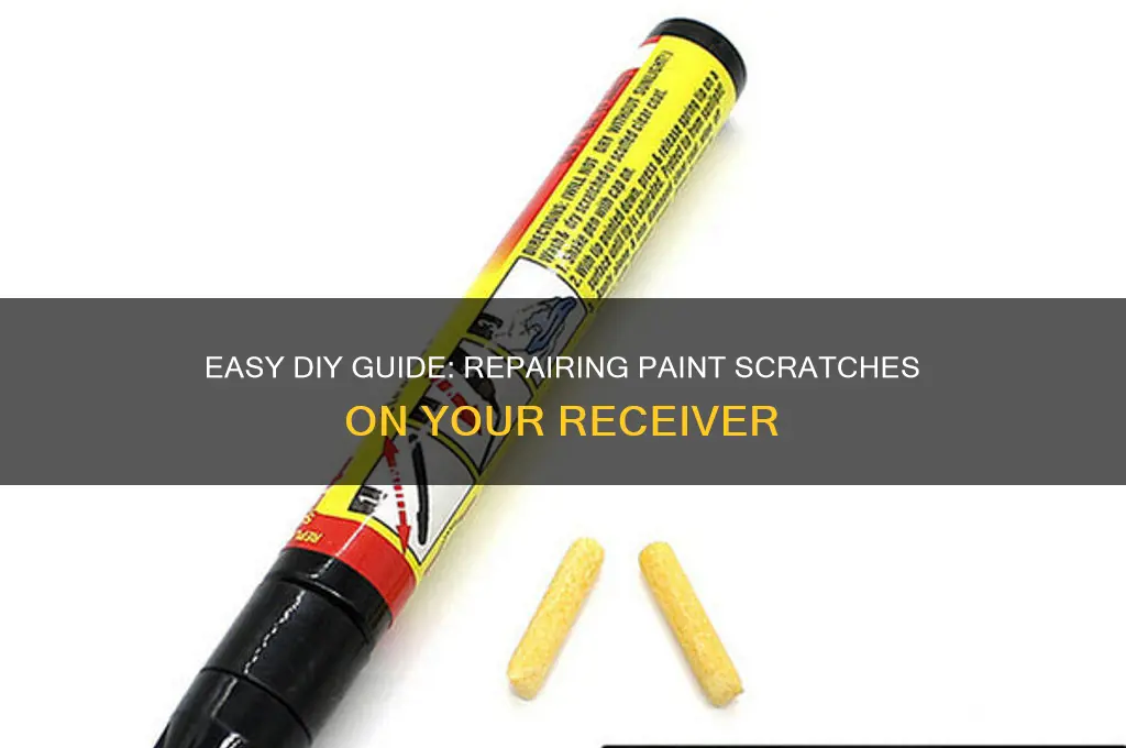 how to repair paint scratches on receiver