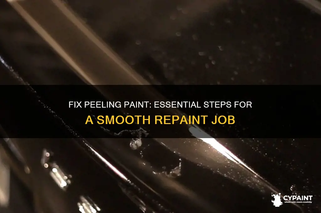 how to repair peeling paint before painting
