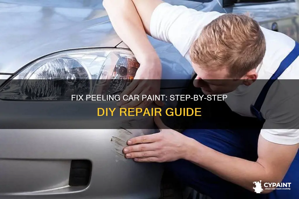 how to repair peeling paint on a vehicle