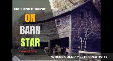 Revive Your Barn Star: Easy Steps to Fix Peeling Paint