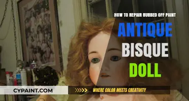 Repairing Paint on Antique Bisque Dolls