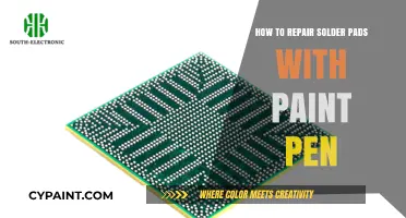 Fix Solder Pad Damage Easily with Paint Pen Repair Techniques