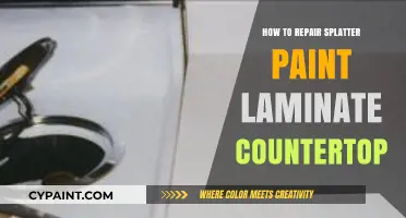 DIY Guide: Repairing Splatter Paint Laminate Countertops Like a Pro