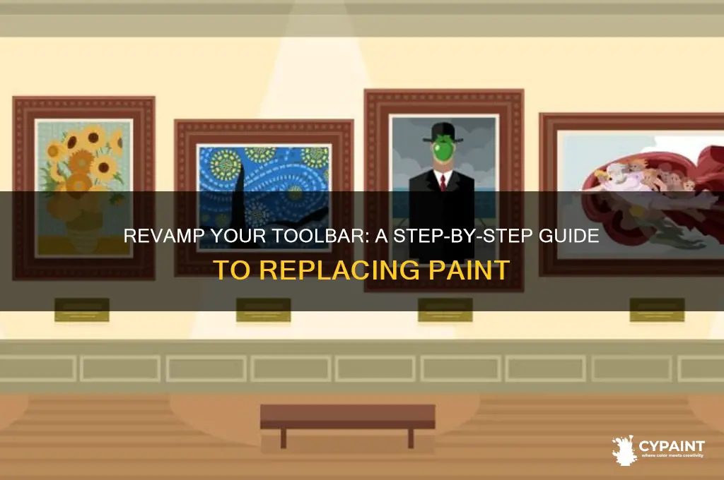 how to replace paint on my toolbar