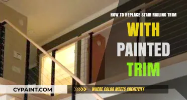 Staircase Makeover: Replacing Stair Railing with Painted Trim