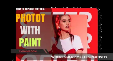 Easy Photo Editing: Replace Text with Paint