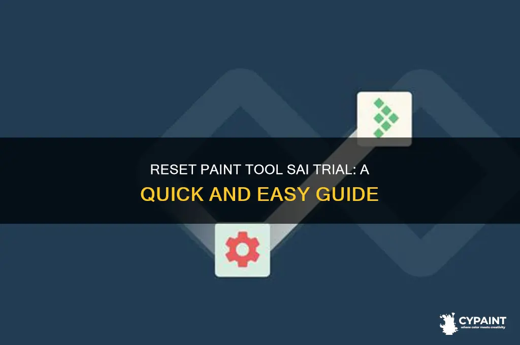 how to reset paint tool sai trial