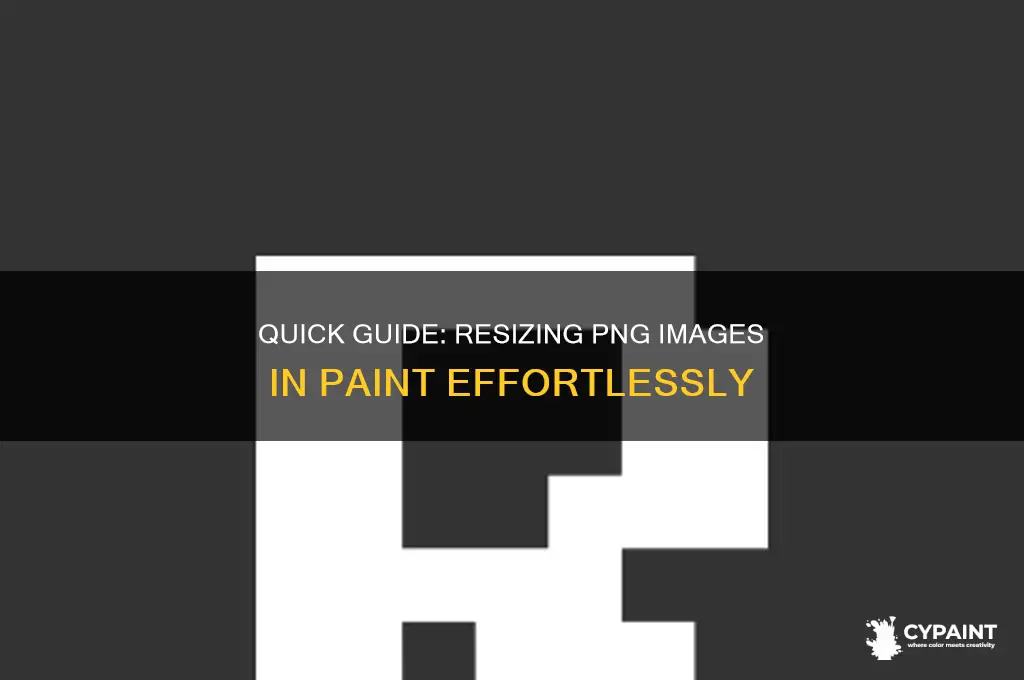 how to resize a png image in paint