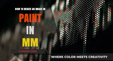 Resizing Images in Paint: Customizing Dimensions in Millimeters