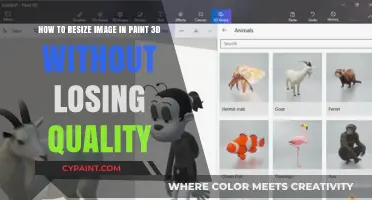 Preserve Image Quality: Resize Photos in Paint 3D Effortlessly