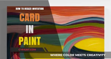 Resize Invitation Cards Easily with Paint: A Step-by-Step Guide
