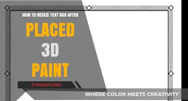 Resizing Text Boxes in 3D Paint: A Simple Guide