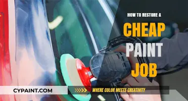 Revive Your Ride: Affordable Paint Job Restoration Tips and Tricks