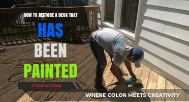 Revamping Your Deck: Stripping Paint, Restoring Wood