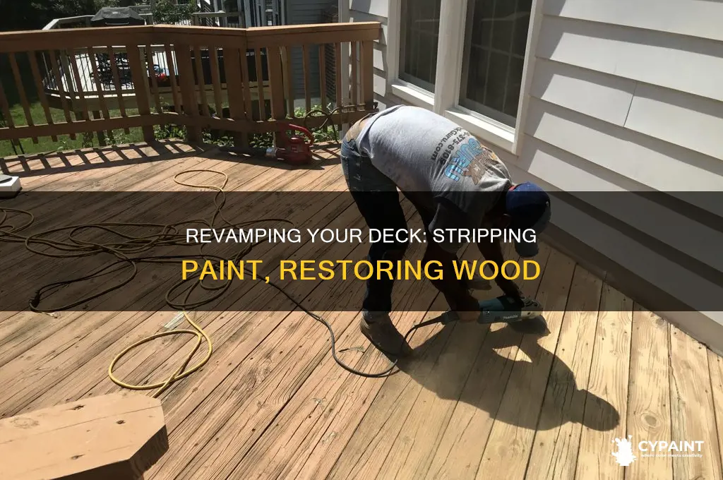 how to restore a deck that has been painted