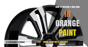 Restoring an IROC Rim: Removing Orange Paint