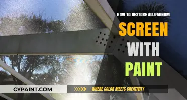 Revive Your Aluminum Screen: Easy Painting Restoration Guide