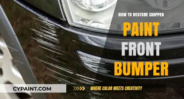 DIY Guide: Restoring Chipped Paint on Your Front Bumper Easily