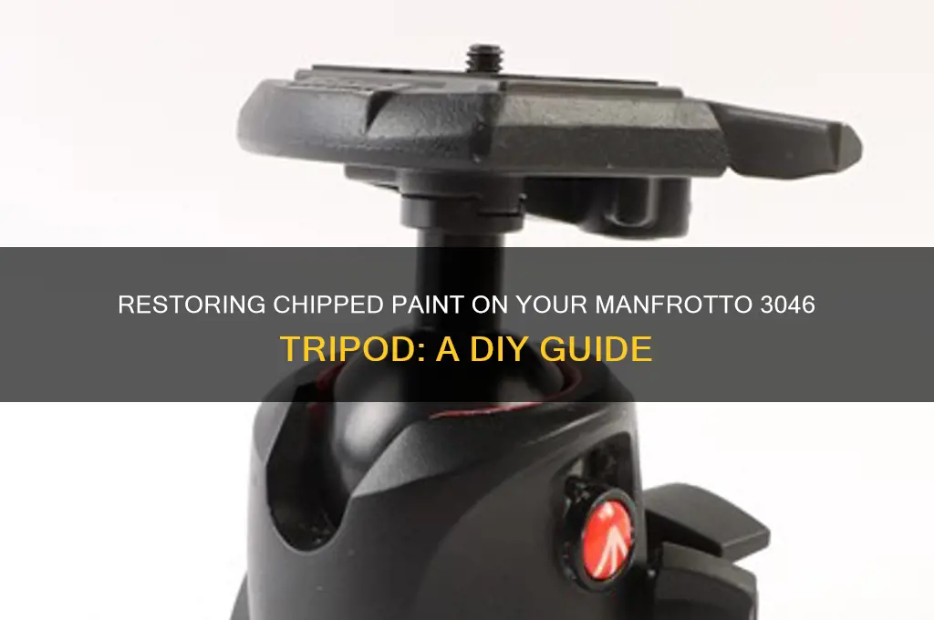 how to restore chipped paint manfrotto 3046 tripod