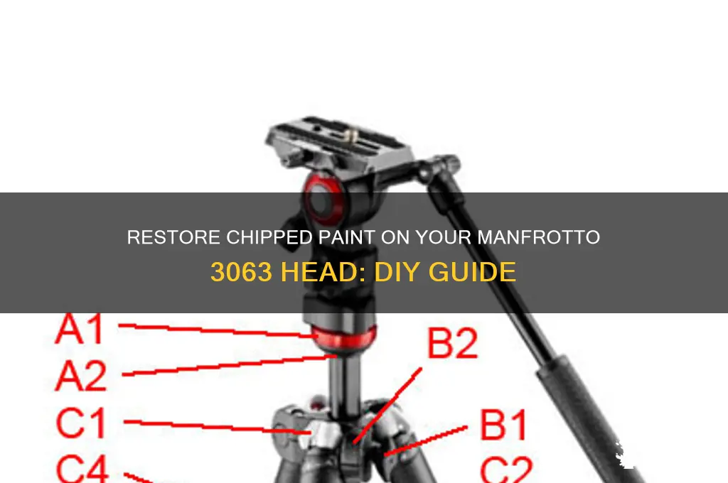 how to restore chipped paint manfrotto 3063 head