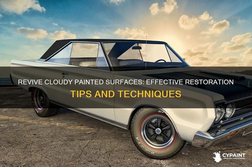 how to restore cloudy or milky painted surfaces