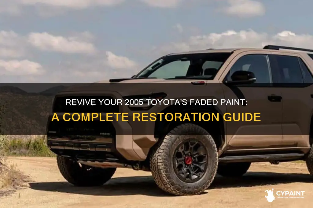 how to restore dead auto paint toyota 2005