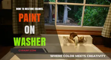 Revive Your Washer: Easy Steps to Restore Enamel Paint Finish