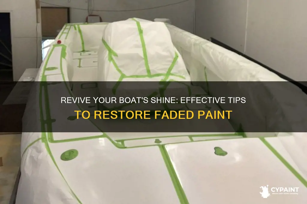 how to restore faded paint on boat