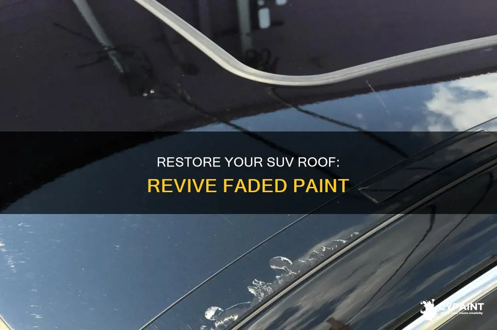 how to restore faded paint on roof of suv