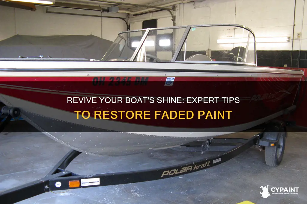how to restore paint on a boat
