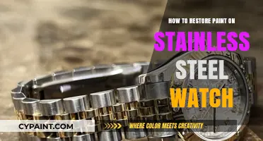 Revive Your Stainless Steel Watch: A Guide to Restoring Paint