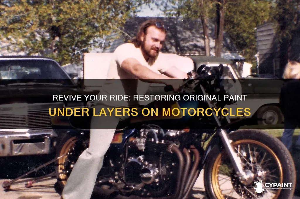 how to restore painted over original paint motorcycle