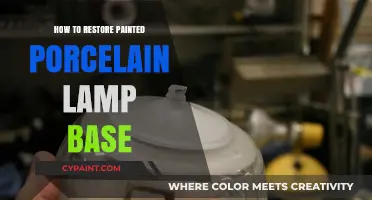 Revive Your Painted Porcelain Lamp Base: Easy Restoration Tips and Tricks