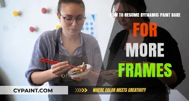 Unlocking Dynamic Paint Bake: Extending Frame Range