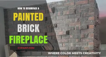 Revive Your Painted Brick Fireplace: A Step-by-Step Resurfacing Guide
