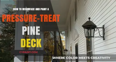 Revitalize Your Deck: Resurfacing and Painting Pressure-Treated Pine
