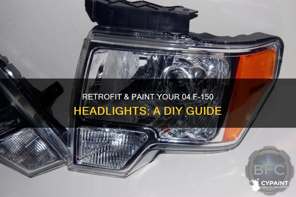 how to retrofit and paint stock 04 f-150 headlights