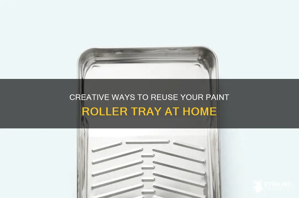 how to reuse a paint roller paint tray