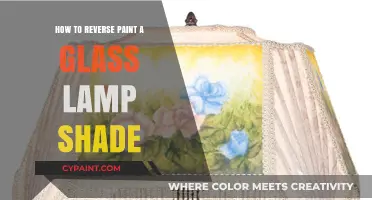 Reverse Painting Glass Lamp Shades: A Creative DIY Restoration Guide