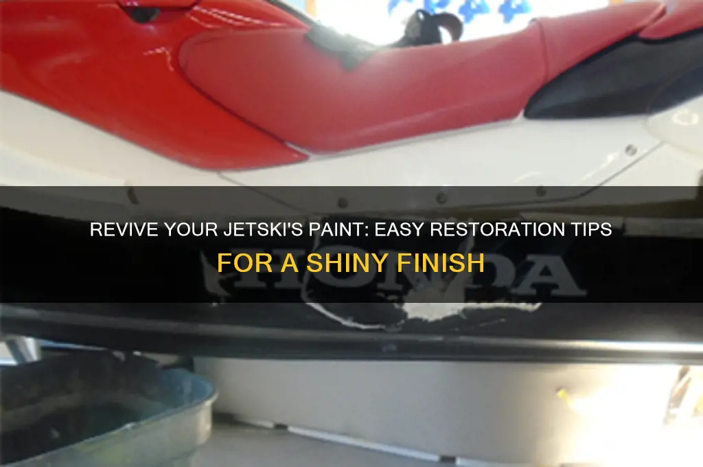 how to revive paint on a jetski