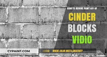 Stripping Paint from Cinder Blocks: The Video Guide