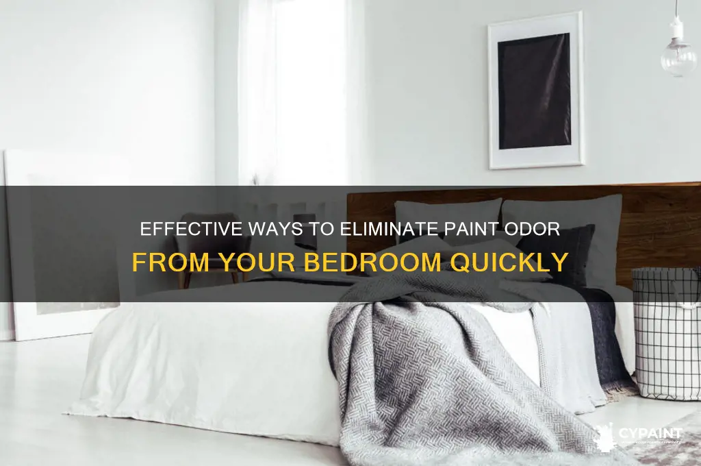 how to rid bedroom of paint smell